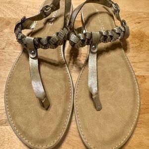 Elegant Silver Sandals by Andiamo